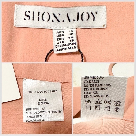 NWT‎ SHONA JOY Core Cocktail Dress, Size 12 - Picture 13 of 15